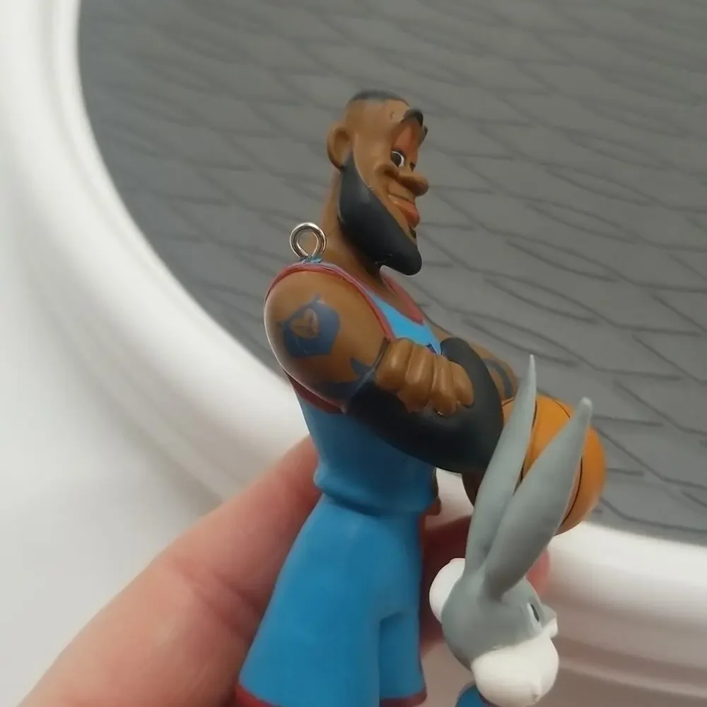 Hallmark Keepsake Ornament Space Jam Lebron James & Bugs Bunny Christmas 2021